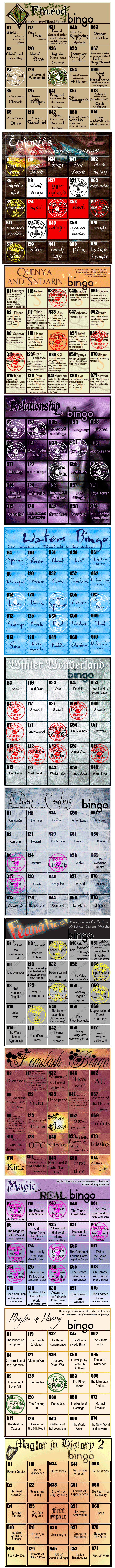 avi17's Bingo Cards