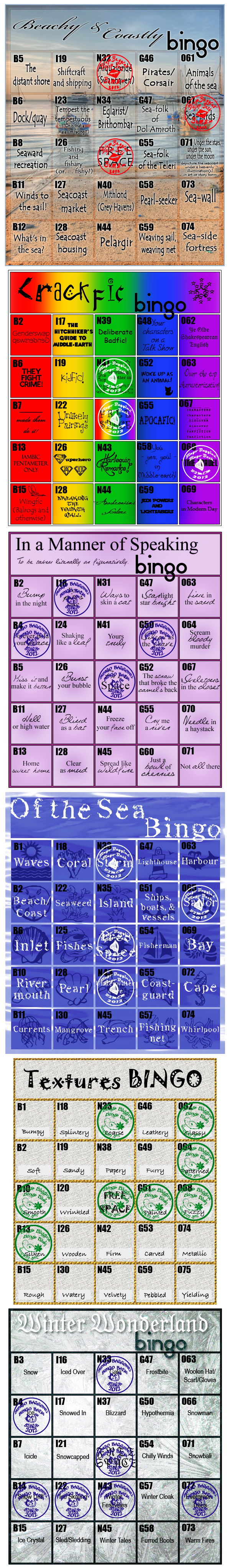 Independence1776's Bingo Cards