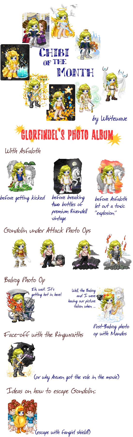 Glorfindel Chibi Comic