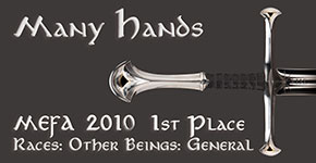 Many Hands banner