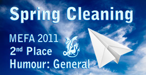 Spring cleaning banner