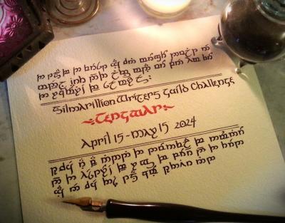 Silmarillion Writers' Guild Challenge, Tengwar, 15 April - 15 June 2024
