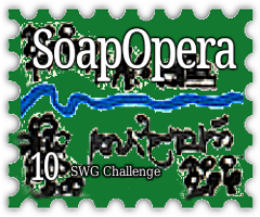 October 2020 SWG challenge Soap Opera stamp