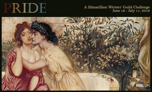 June 2019 SWG challenge Pride banner with two women embracing