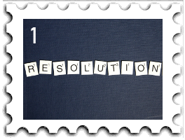 January 2020 New Years Resolution challenge 5 comments stamp