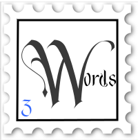 March 2021 Words of Wit and Wisdom SWG challenge stamp - text "Words" 