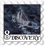 August 2018 Discover SWG challenge stamp - Watercolor of a ship in stormy seas