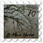 October 2018 B-Movie SWG challenge stamp - Dark tree branches silhouetted against a misty background