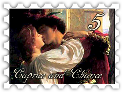 May 2019 Caprice And Chance SWG challenge stamp - Detail from Romeo & Juliet painted by Frank Dicksee