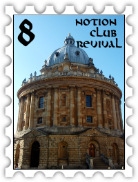 August 2019 Notion Club Revival SWG challenge stamp - Photo of Radcliffe Camera from street level