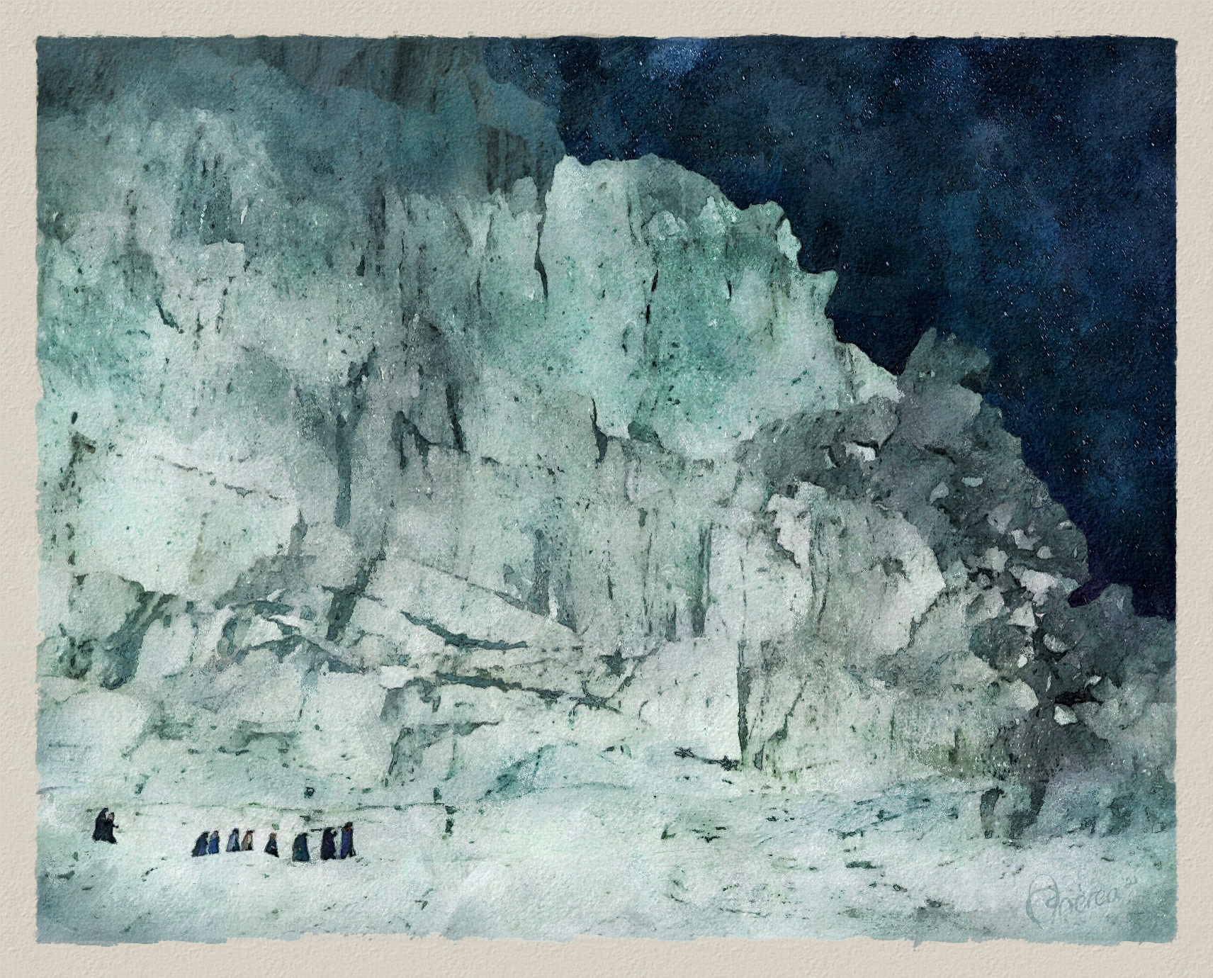 Crossing the Grinding Ice of the Helcaraxë