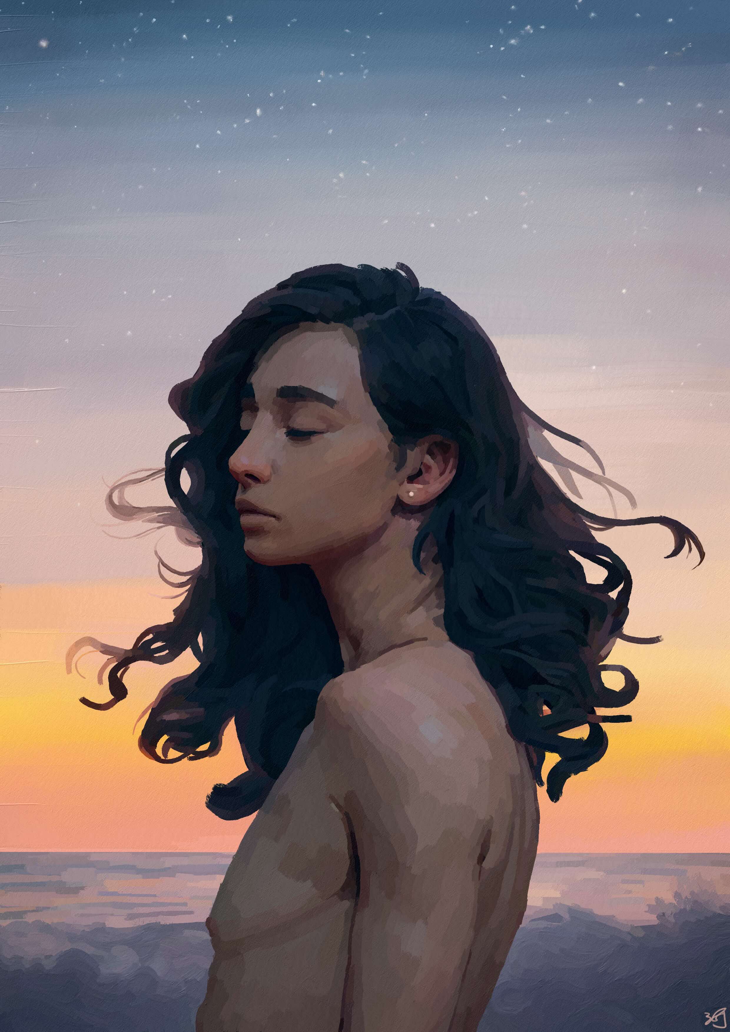 portrait of Maglor by fish