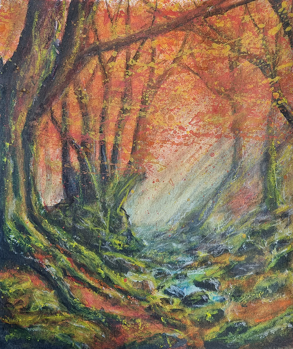 Autumn Forest Light by Anérea