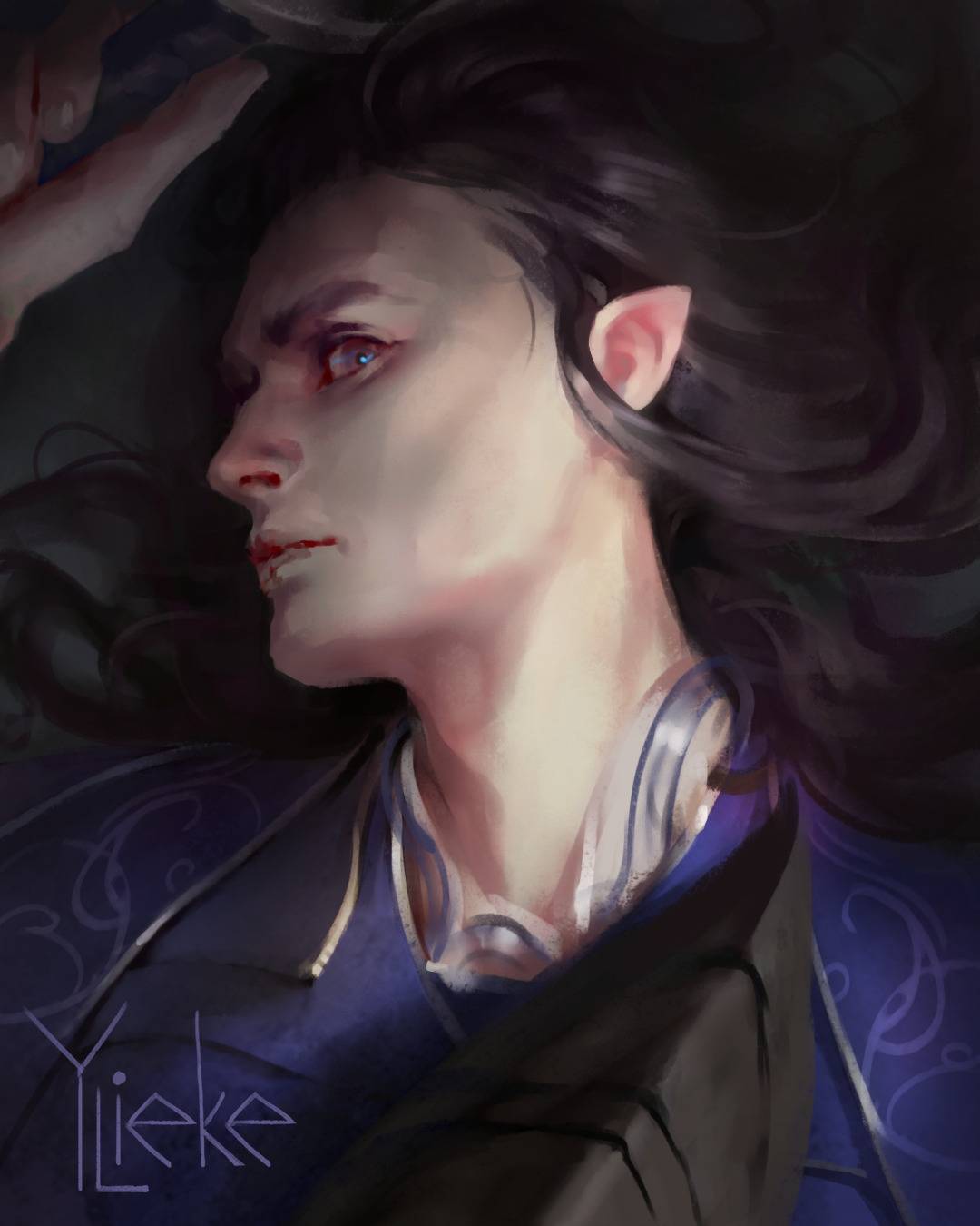 Last Seconds of Fingolfin by Ylieke