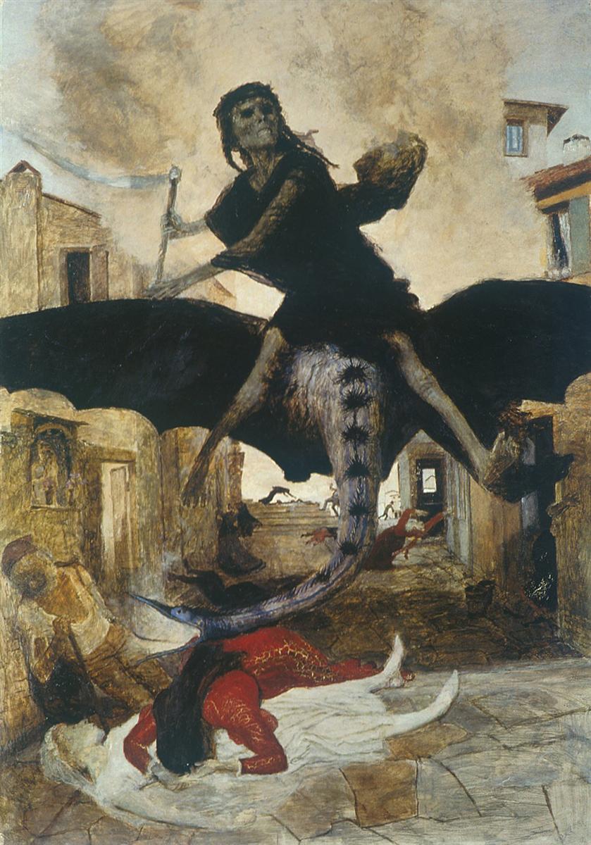 The Plague (1898) by Arnold Böcklin