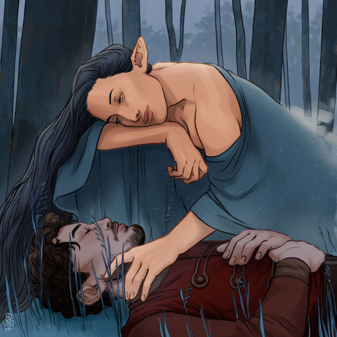 Beren and Luthien by Dorothea/Busymagpie