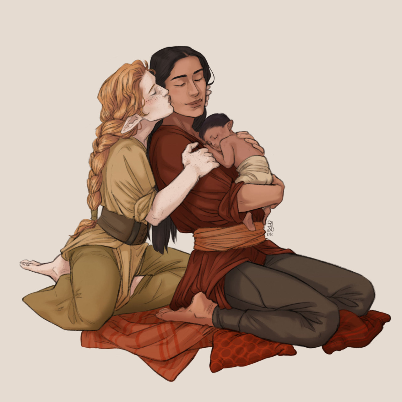 Proud parents of yet another child  by Dorothea/Busymagpie