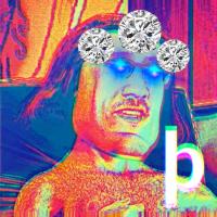 Deepfried meme image of Lord Farquaad with Markipler's face edited on. He has laser eyes, and the letter thorn next to him, with three Silmarils on his forehead