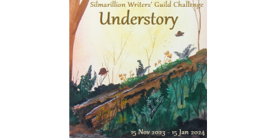 Silmarillion Writers' Guild Challenge, Understory, 15 November - 15 January, plants growing around a fallen tree
