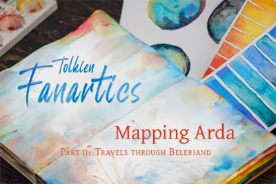 Tolkien Fanartics: Mapping Arda, Part II, Journeys through Beleriand by Anerea